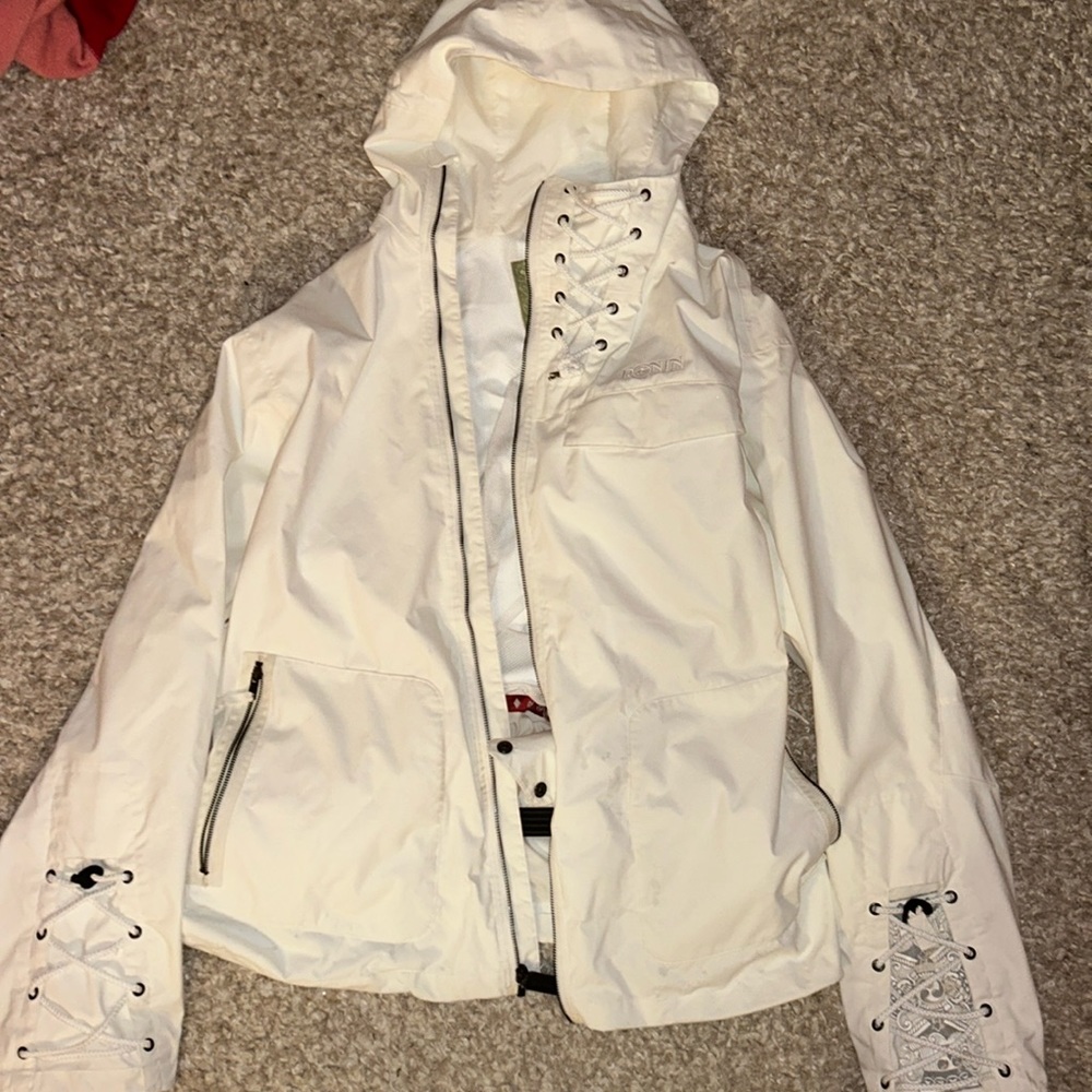 Burton Ronin Roper La Cosa Nostra White “King of Skulls” Winter Jacket